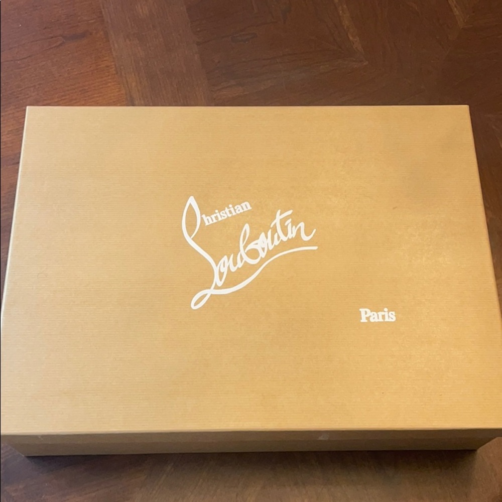 Christian Louboutin  flanavec 120 boots, taupe - Picture 10 of 12
